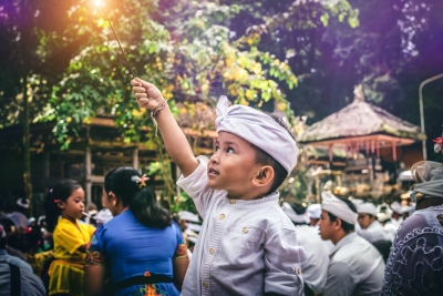 Viajar con niños en Bali
