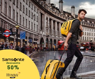 Descuento del 50% en tu maleta Samsonite